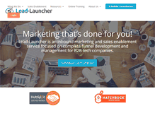 Tablet Screenshot of lead-launcher.com